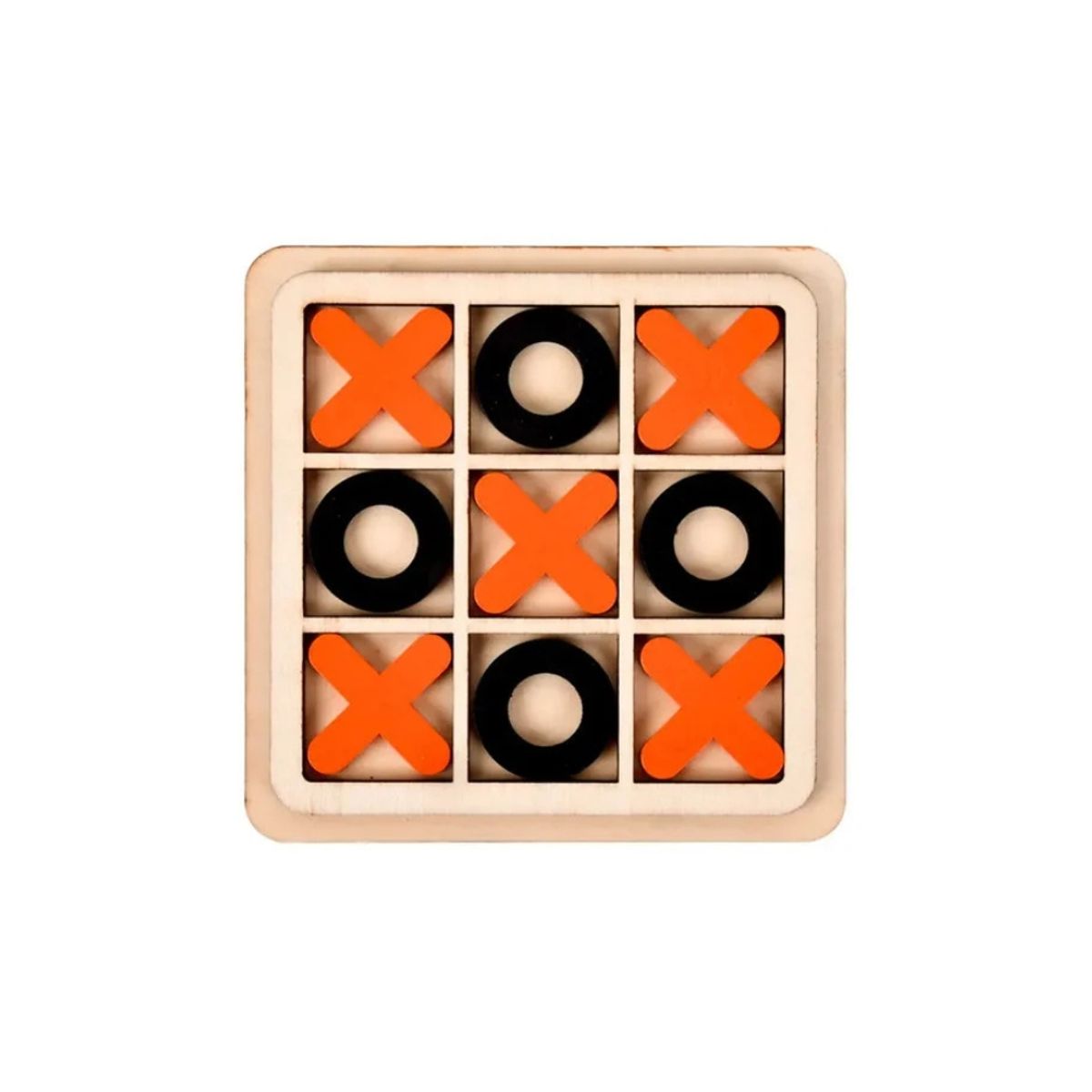 GENERICO - Juego De Mesa Hecho  De Madera 3 En Raya