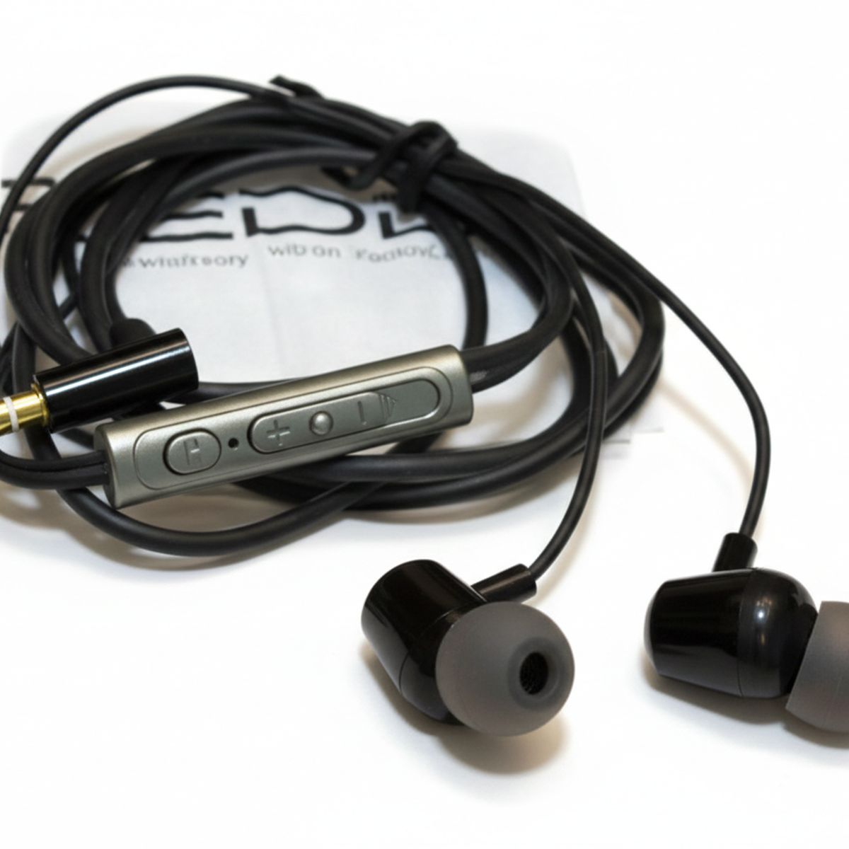 GENERICO - Audífonos Redd Con Regulador De Volumen Y Micrófono Color Negro