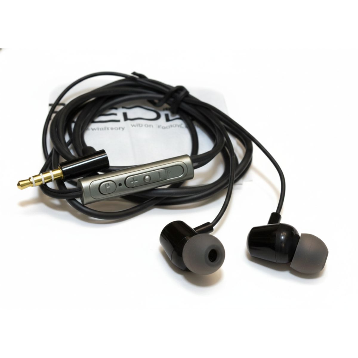 GENERICO - Audífonos Redd Con Regulador De Volumen Y Micrófono Color Negro