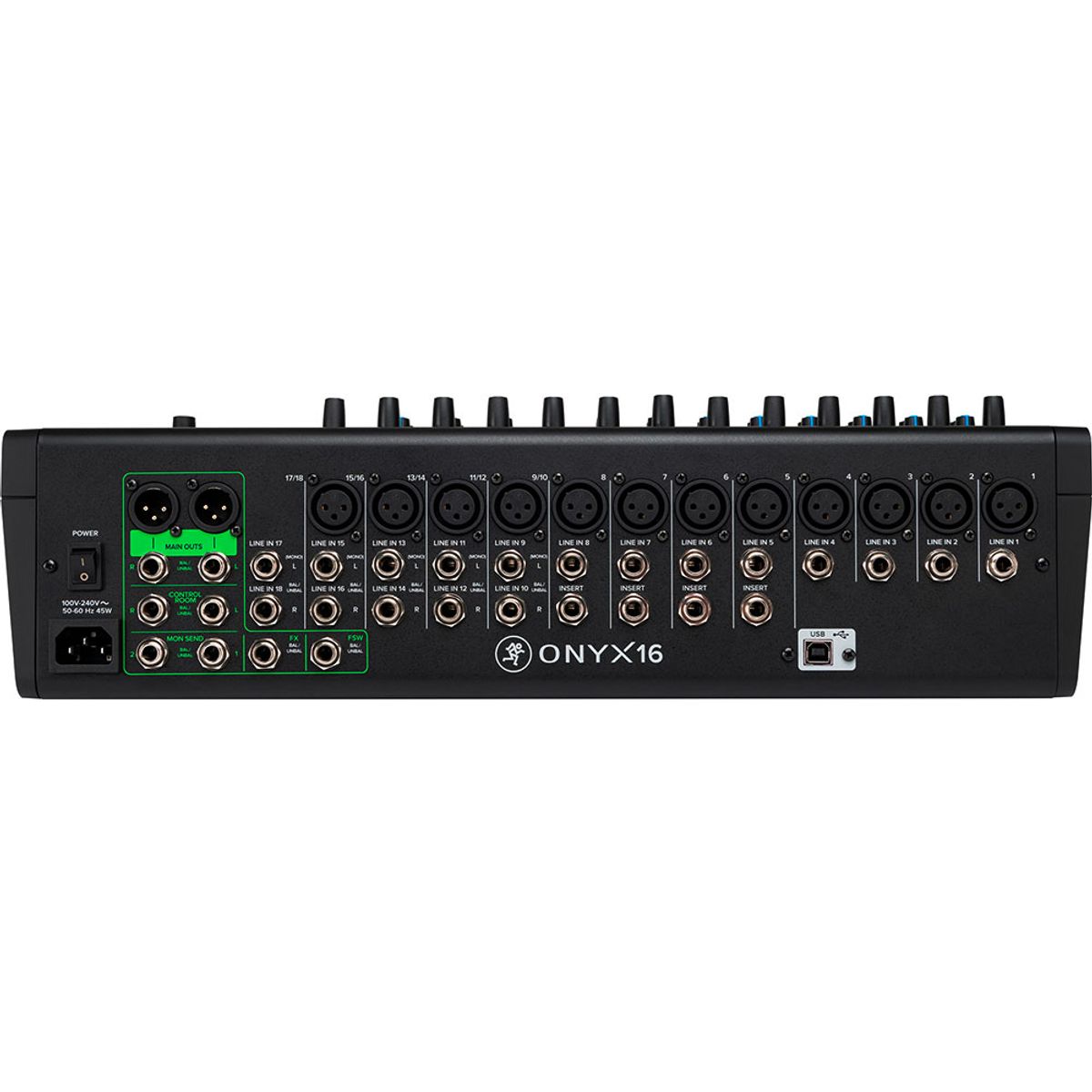 MACKIE - Mezclador Analógico Multitrack Mackie Onyx16 –  USB