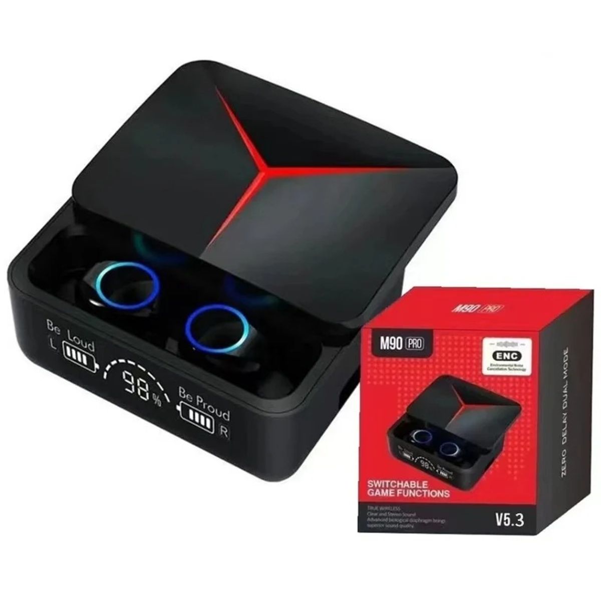 GENERICO - Audífonos Inalámbricos Premiun M90 PRO Color Negro