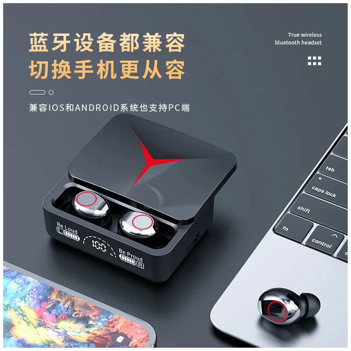 GENERICO - Audífonos Inalámbricos Premiun M90 PRO Color Negro