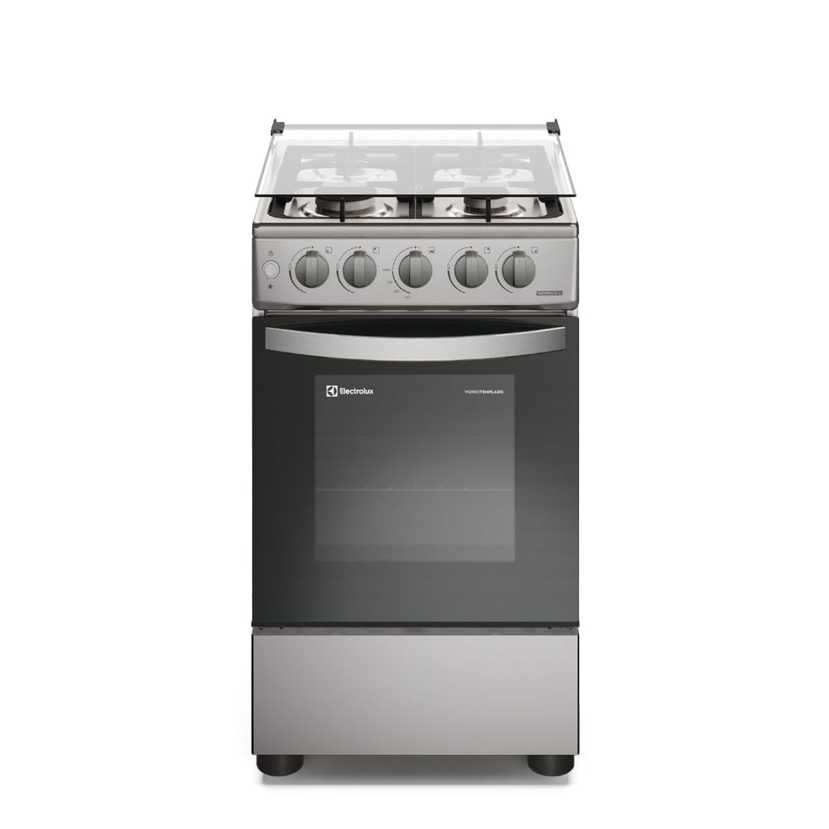 ELECTROLUX - Cocina Electrolux 4 hornillas 50 cm Silver FE4XSR