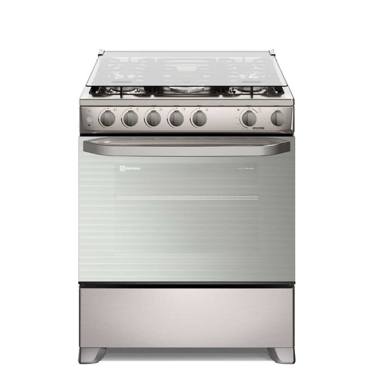 ELECTROLUX - Cocina Electrolux 5 hornillas 76 cm Inox FE5LMR
