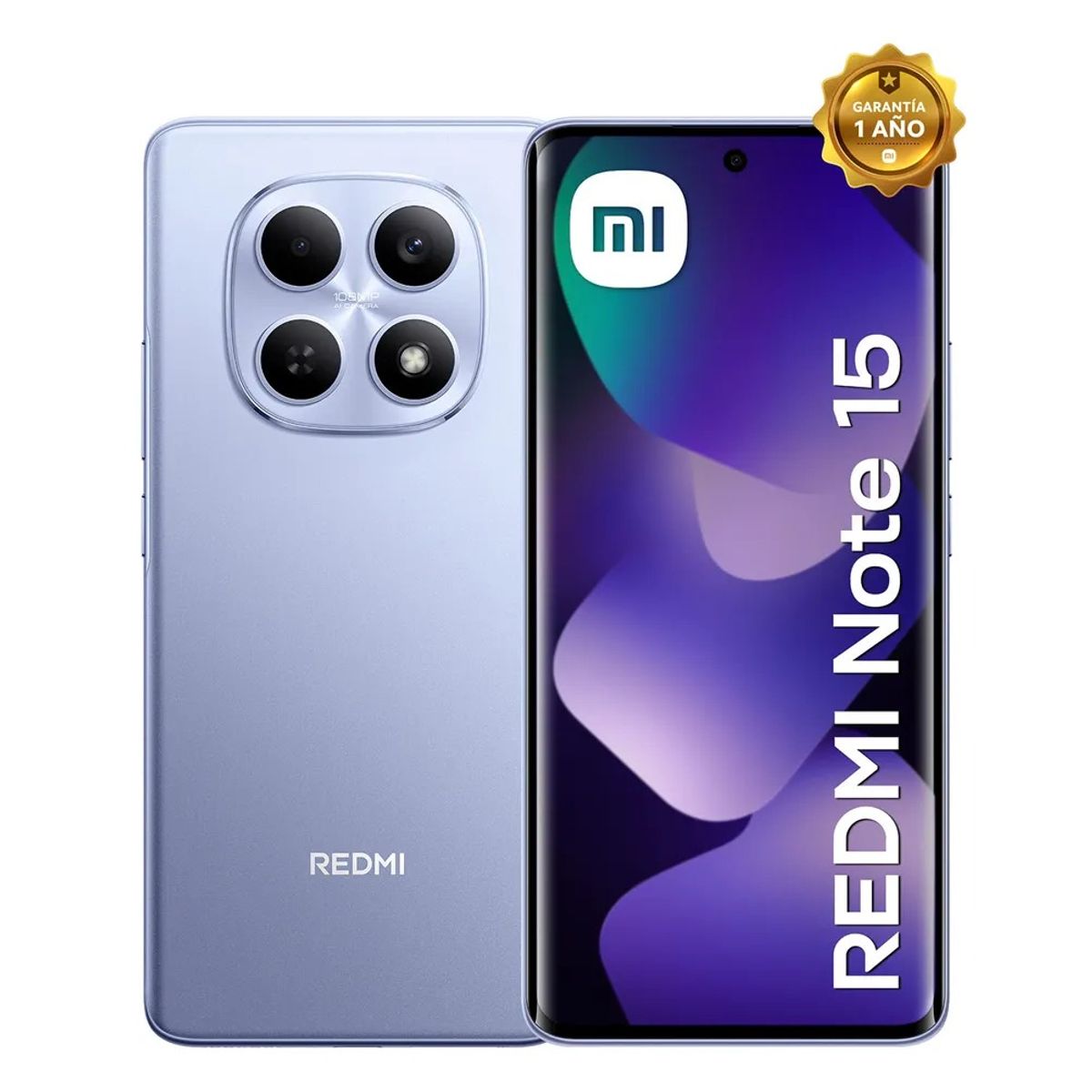 XIAOMI - XIAOMI REDMI NOTE 15 - 4G LTE - 8GB RAM 256GB ROM  PURPLE REGISTRADO