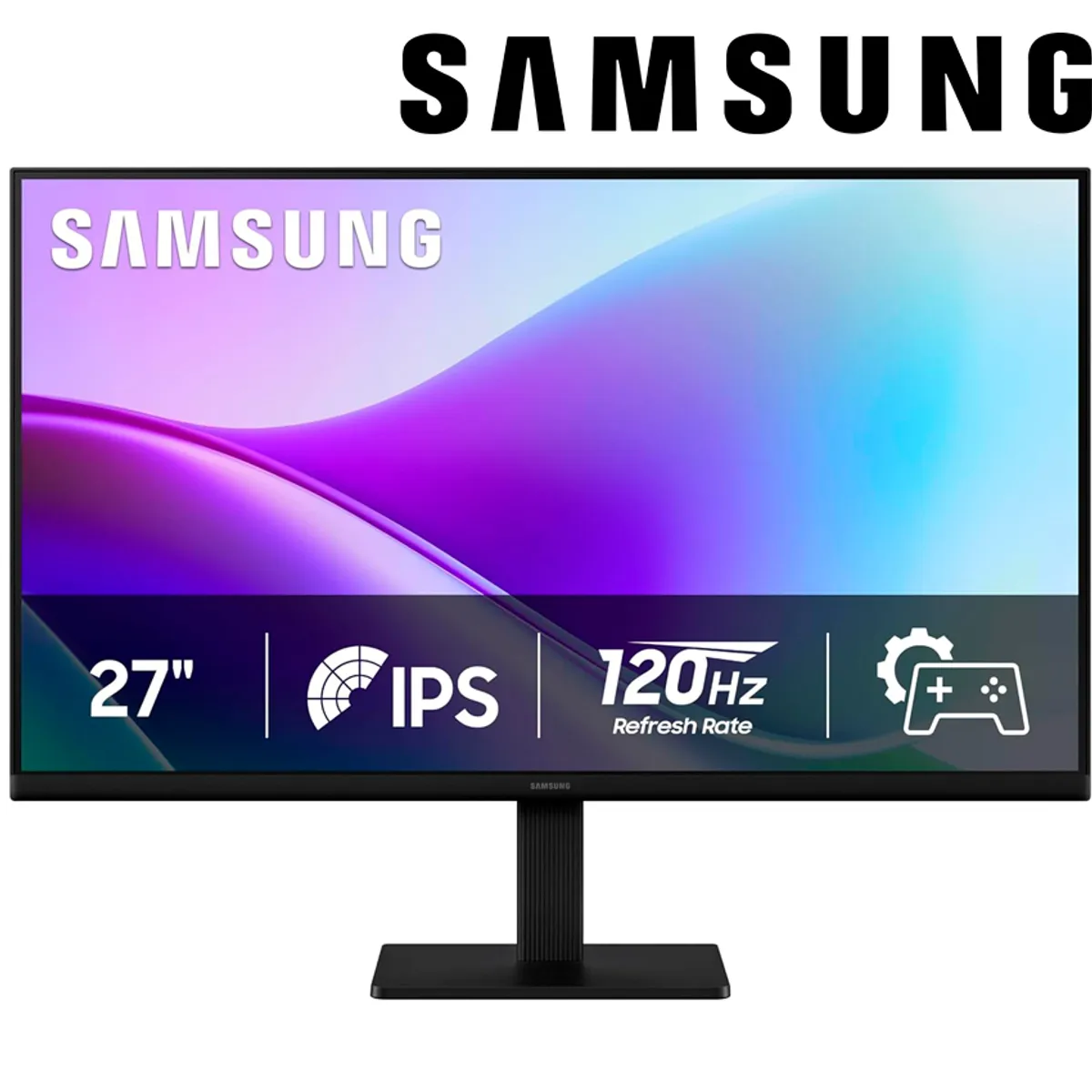 SAMSUNG - Monitor Samsung LS27F320GANXZA  27″ Full HD Panel IPS 120Hz HDMI