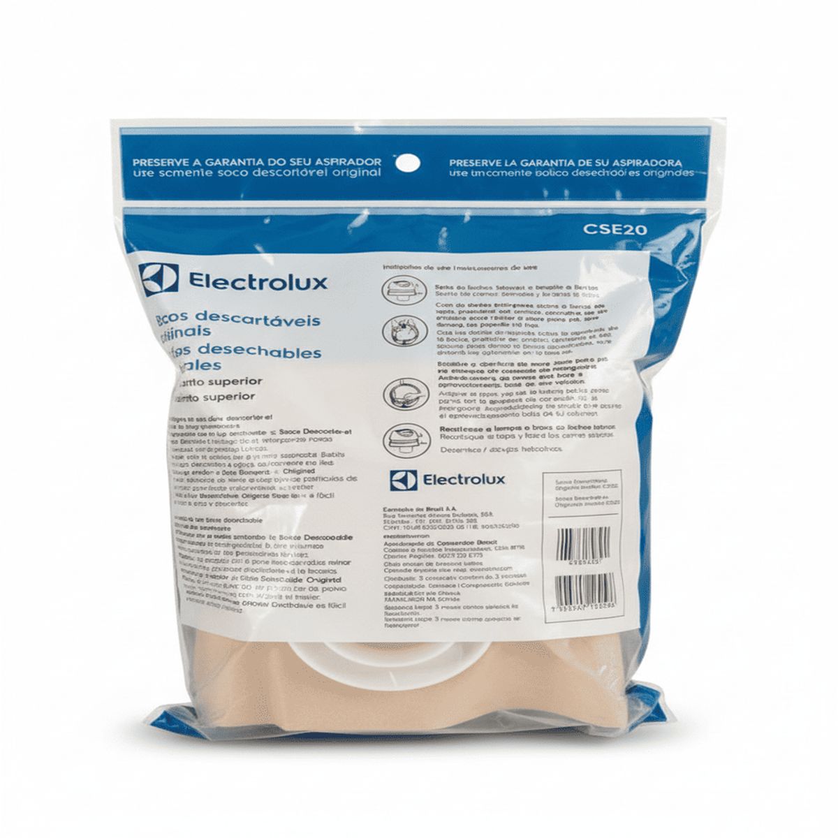 ELECTROLUX - Bolsa Papel x3 Aspiradora Electrolux A20810501