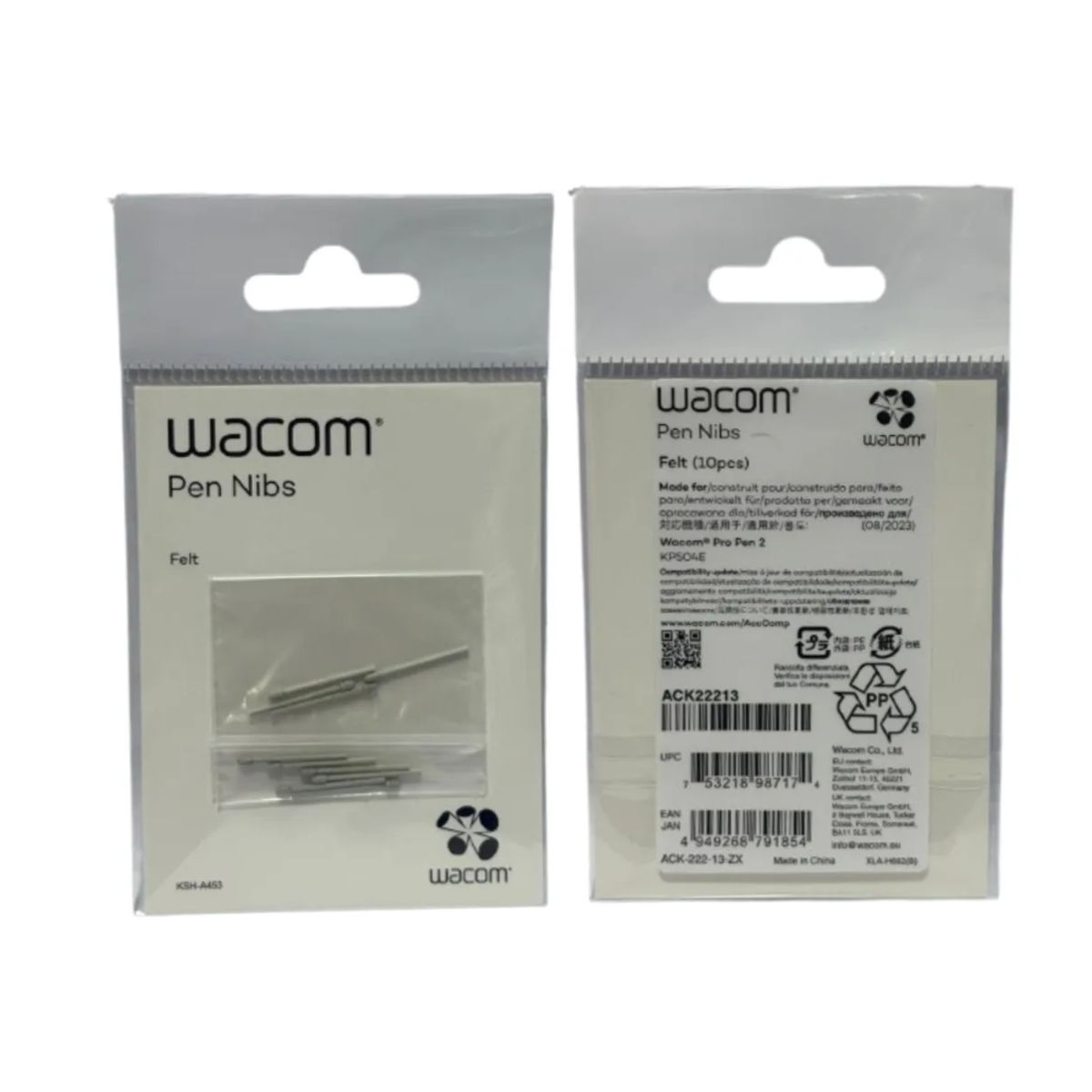 WACOM - Kit de Puntas Wacom Para Pro Pen 2 Y 3d Ack22213 De Color Blanco