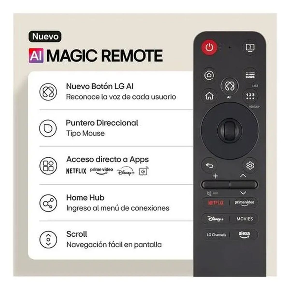 Televisor LG 75 UHD 4K Smart TV ThinQ AI - 75UA8050PSA + 2 SIXPACK Cuzqueña Trigo 473ml, marca LG - Foto 2