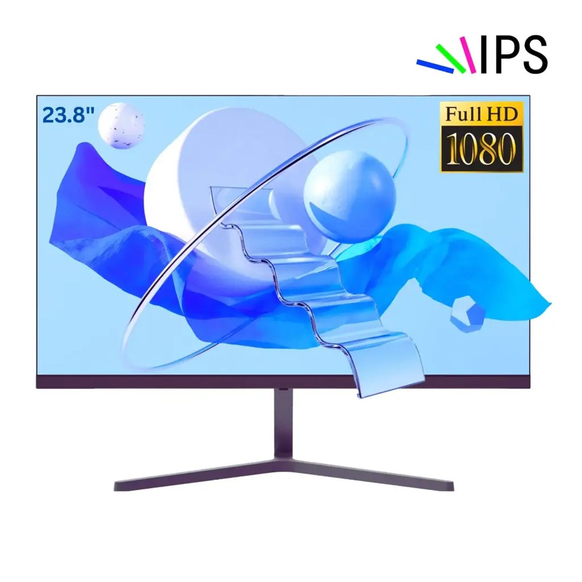 GENERICO - Monitor 238” con IPS Full HD con marco delgado soporte VESA y baja luz azul