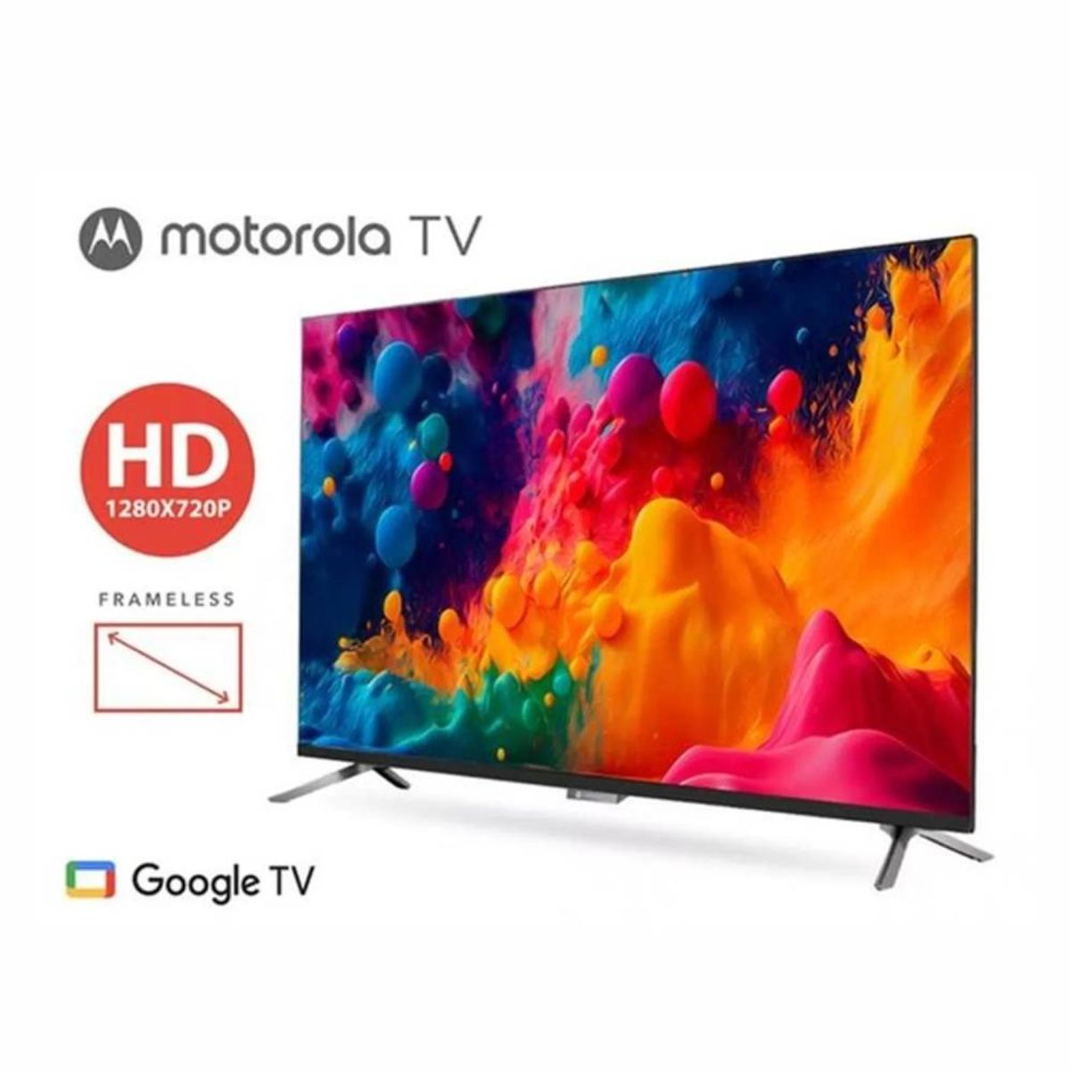 MOTOROLA - Televisor Motorola 32 Smart Google TV con Bluetooth MOT32HLE11