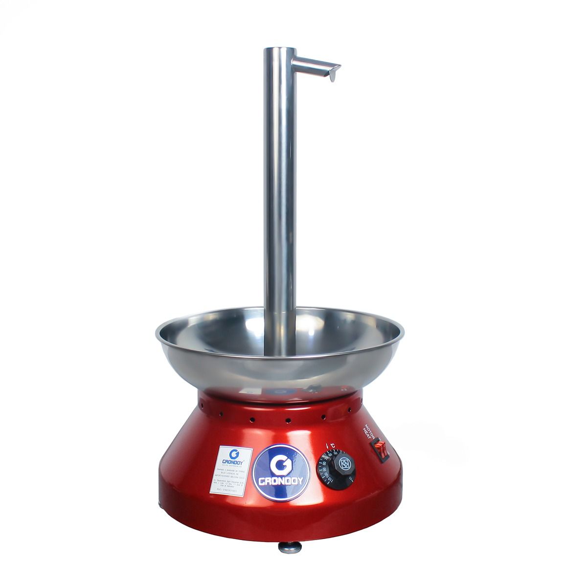 GRONDOY - Máquina de Chocolate en Cascada GRONDOY 5 Pisos 4 kg Acero Inoxidable para Catering