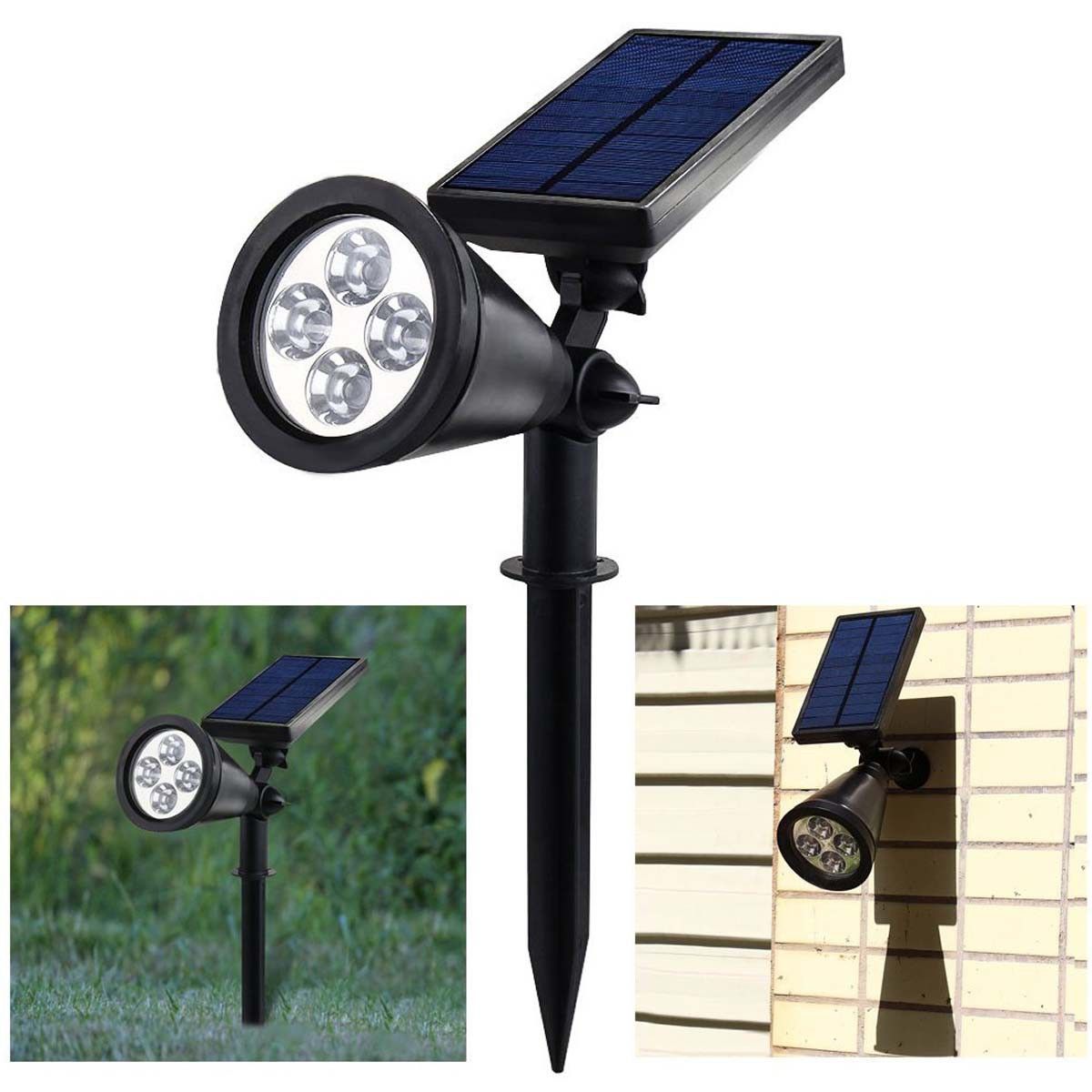 OEM - Focos Solares 7LED Exteriores Luz LED Solar Iluminación Paisaje Impermeable Decoración de Jardín