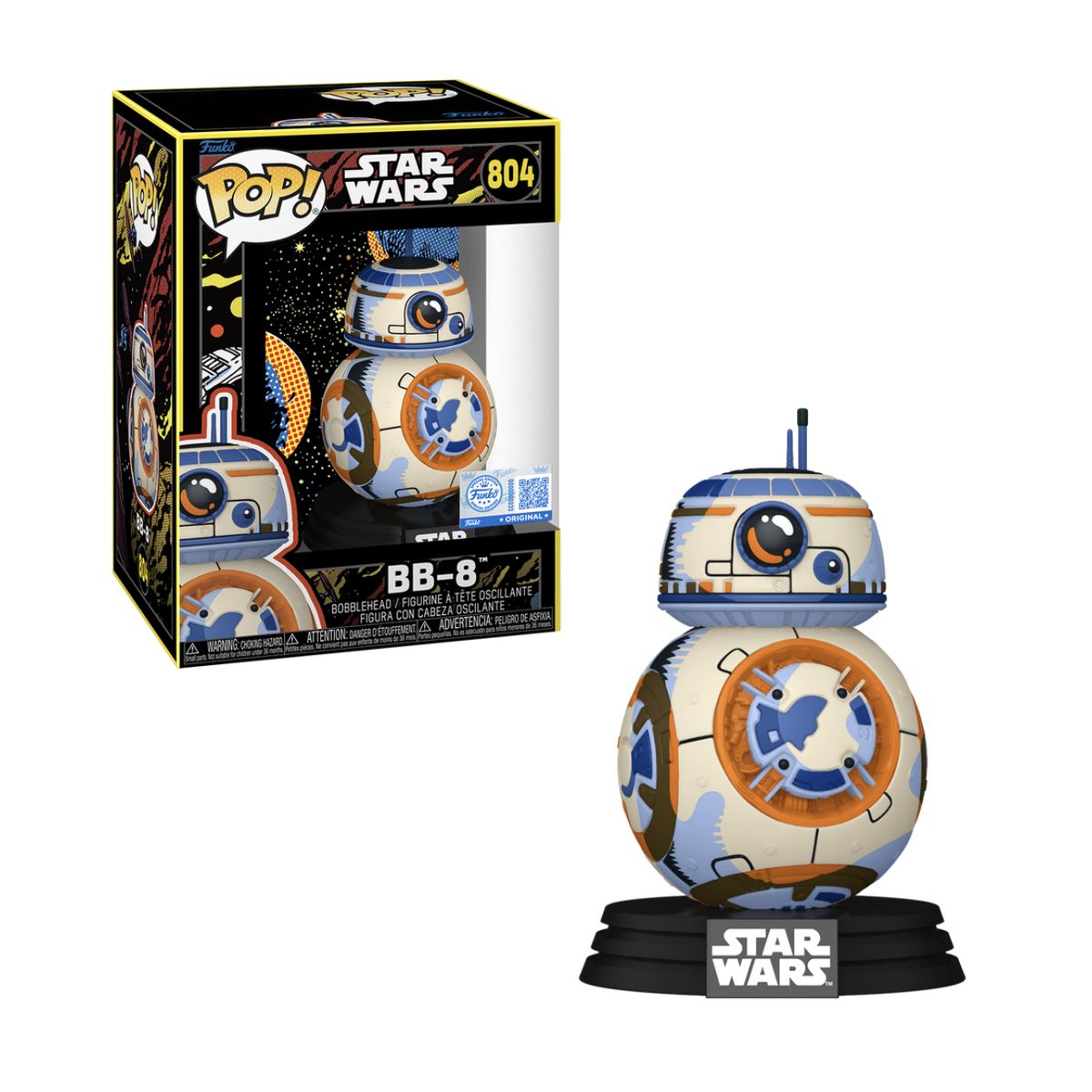FUNKO - BB-8 Retro Funko Pop 804 Exclusivo Star Wars