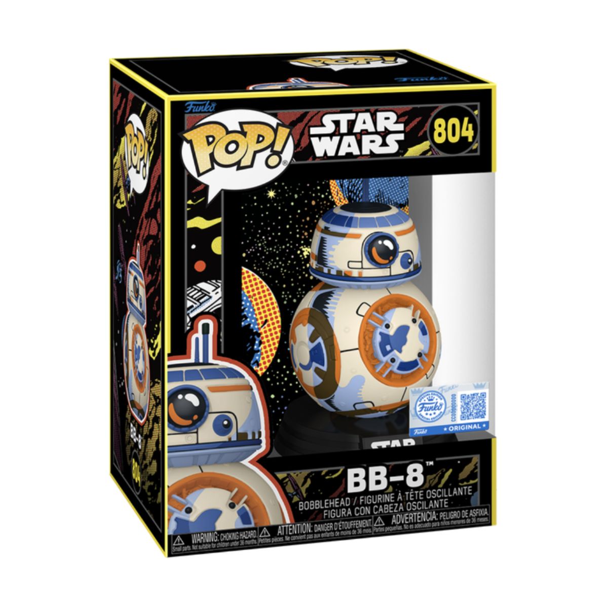 FUNKO - BB-8 Retro Funko Pop 804 Exclusivo Star Wars