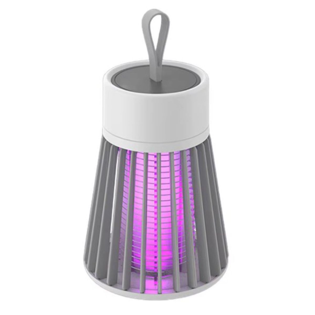 GENERICO - LAMPARA UV ANTI MOSCAS MOSQUITOS CON SHOCK ELECTRICO RECARGABLE
