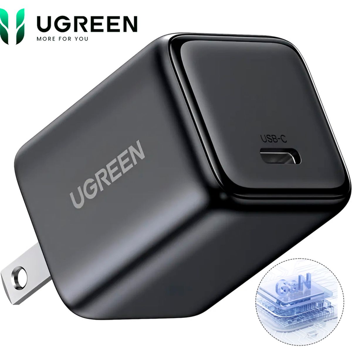 UGREEN - Cargador UGREEN X513 55530 30W GaN USB‑C – Carga Rápida