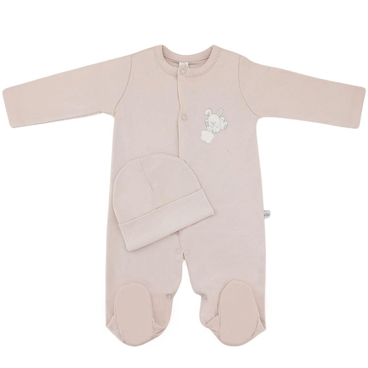 GENERICO - Enterizo Bebé Algodon Beige - T0402