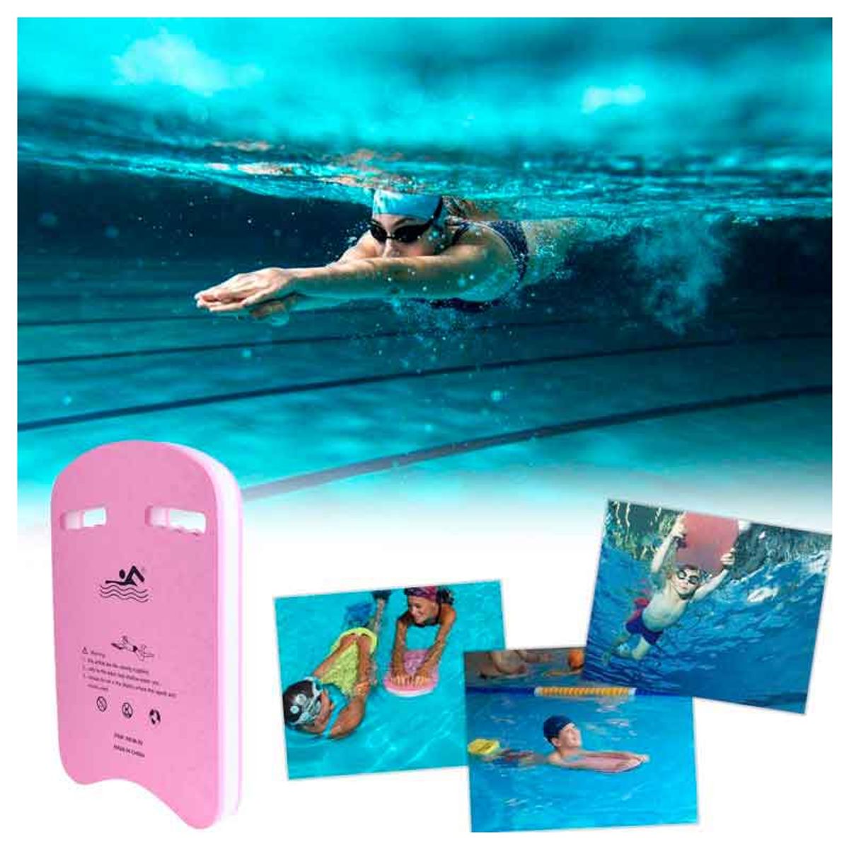 WINNER - Tabla de Aprendizaje Natación Niños jóvenes adultos Winner ROSADO