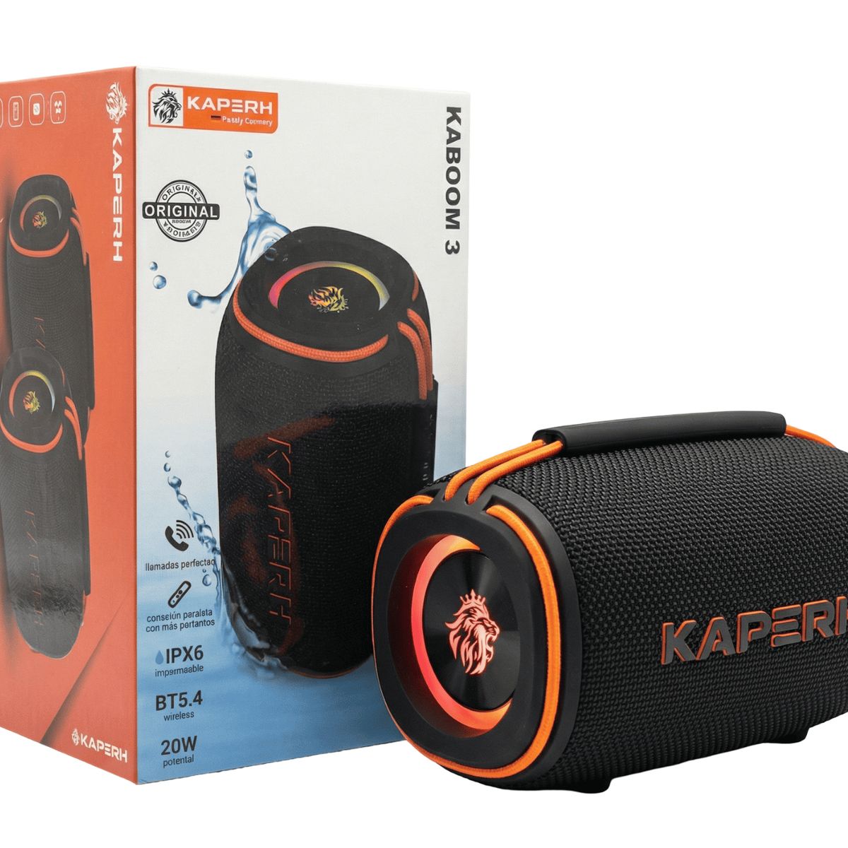 GENERICO - Mini Parlante XBASS 3D 3 Inalámbrico 30W De Potencia Color Negro