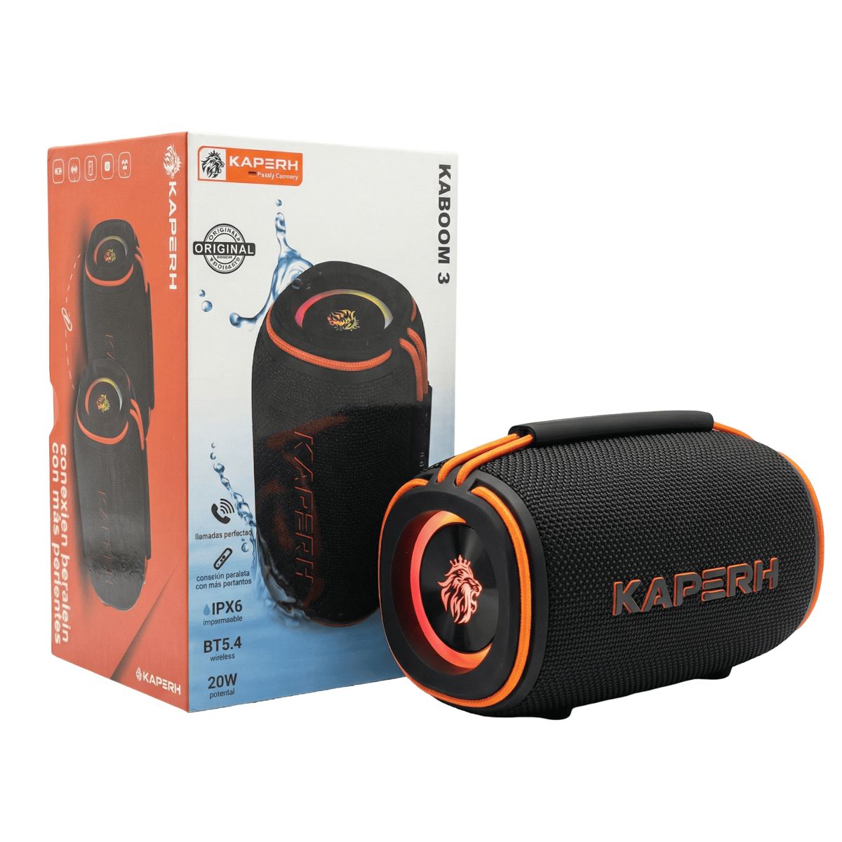 GENERICO - Mini Parlante XBASS 3D 3 Inalámbrico 30W De Potencia Color Negro