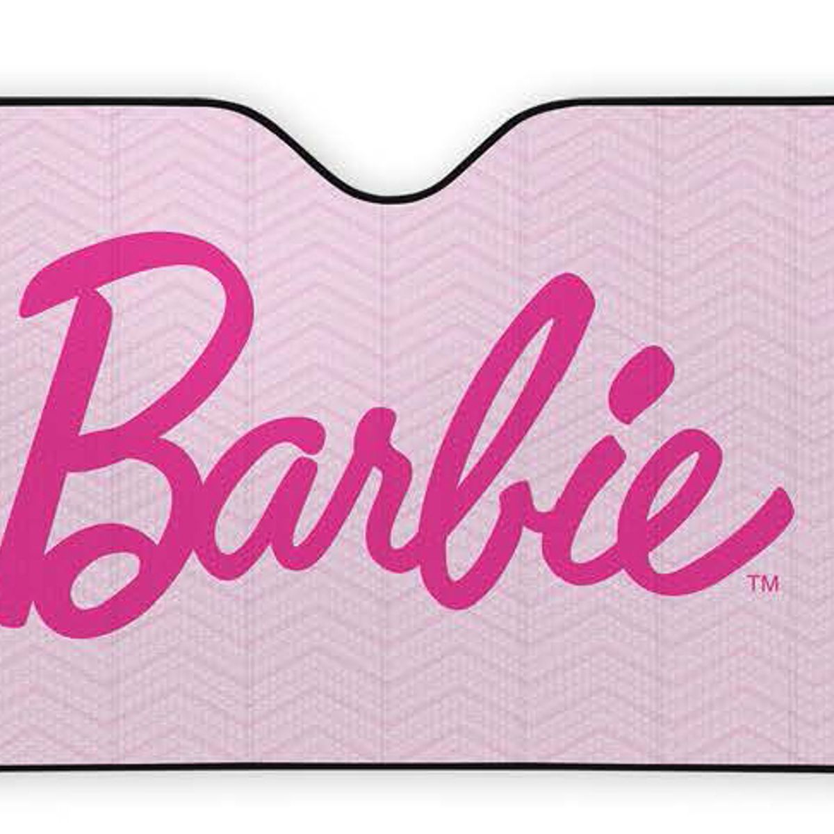 GENERICO - Parasol Premiun BARBIE Frontal Auto Camioneta Universal Rosado