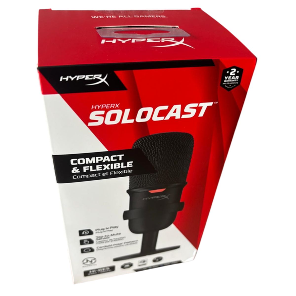 HYPERX - Micrófono condensador USB HyperX Solocast
