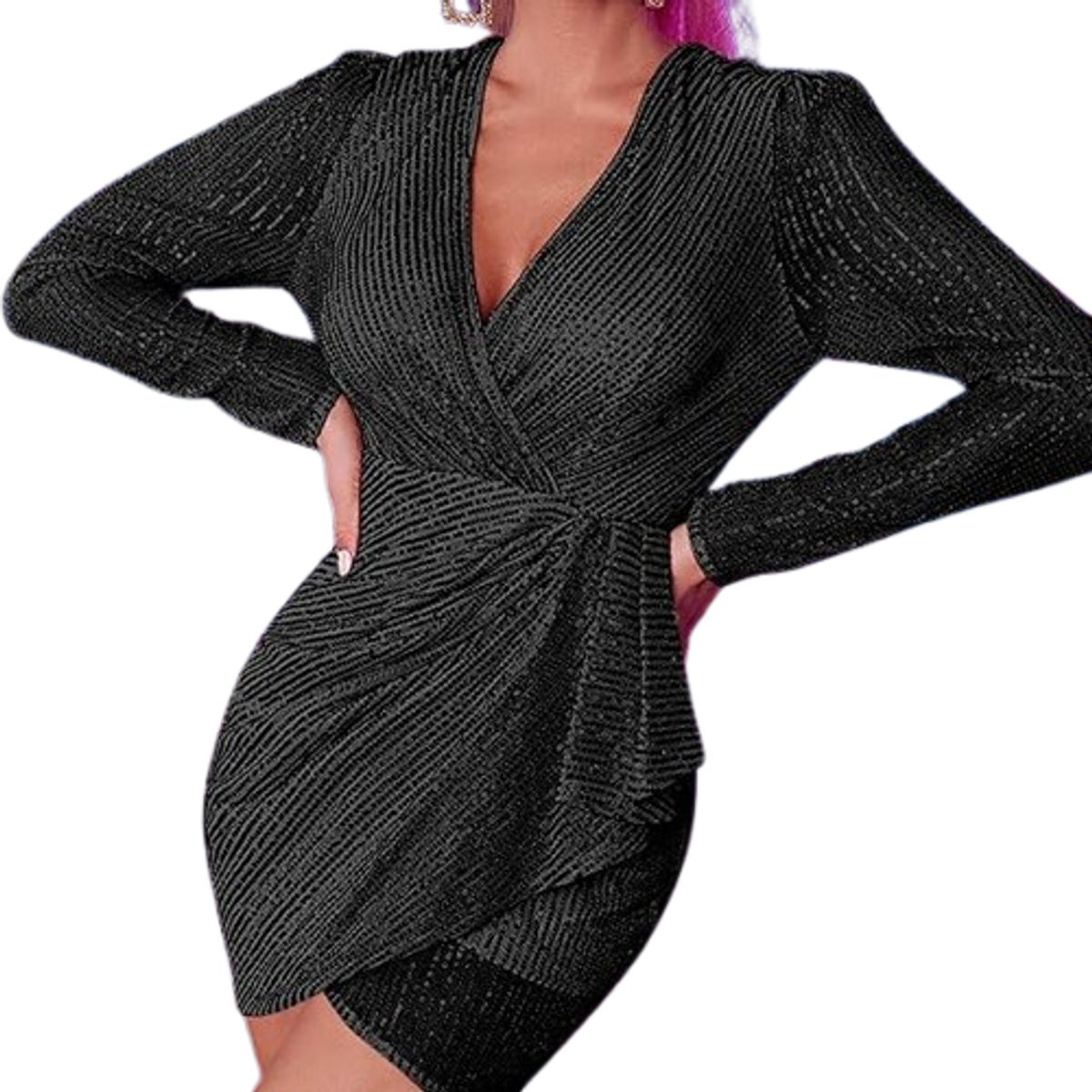 GENERICO - Vestido Tania - vestido corto de lentejuelas