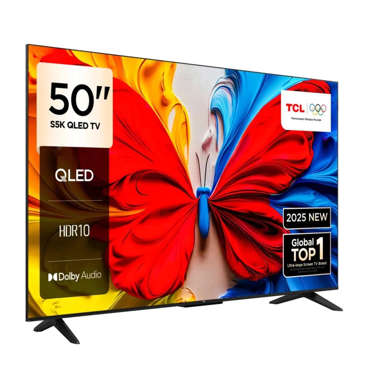 TCL - TCL 50S5K 50 Televisor QLED Full HD Google TV HDMI USB Negro