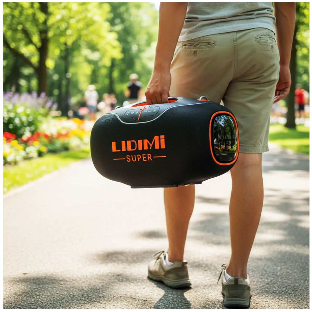 LIDIMI - Parlante Portátil Lidimi Super 300W D-s680 Btusb + Microf Negro