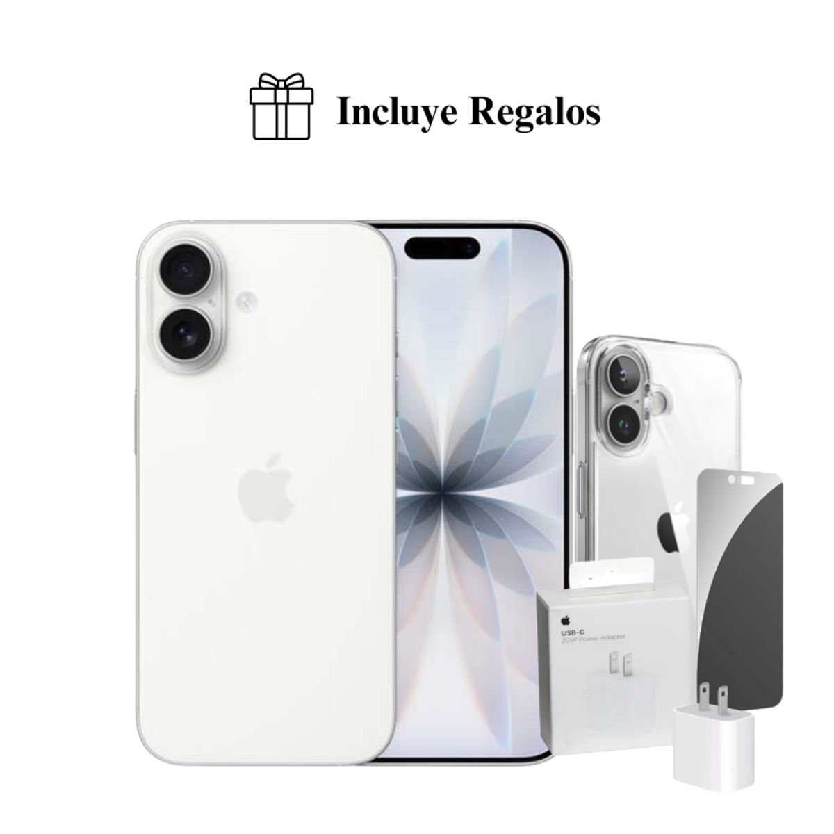APPLE - Apple iPhone 17 256GB (eSIM) - White + Combo Regalo
