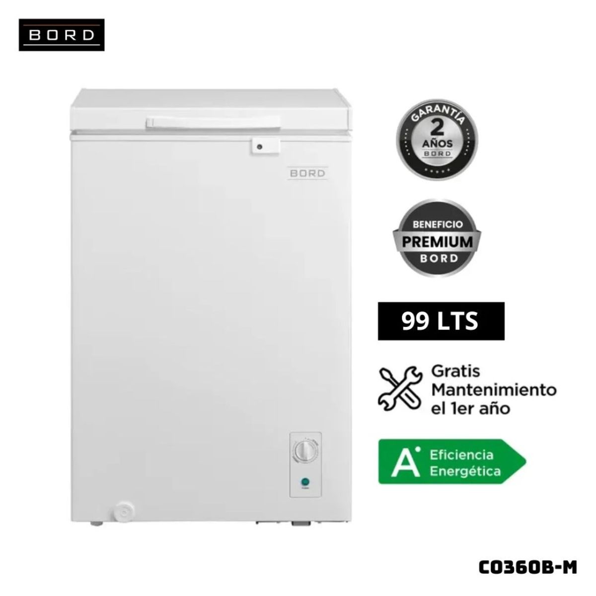 BORD - CONGELADOR BORD 99 L BLANCO - CO99BINV-M