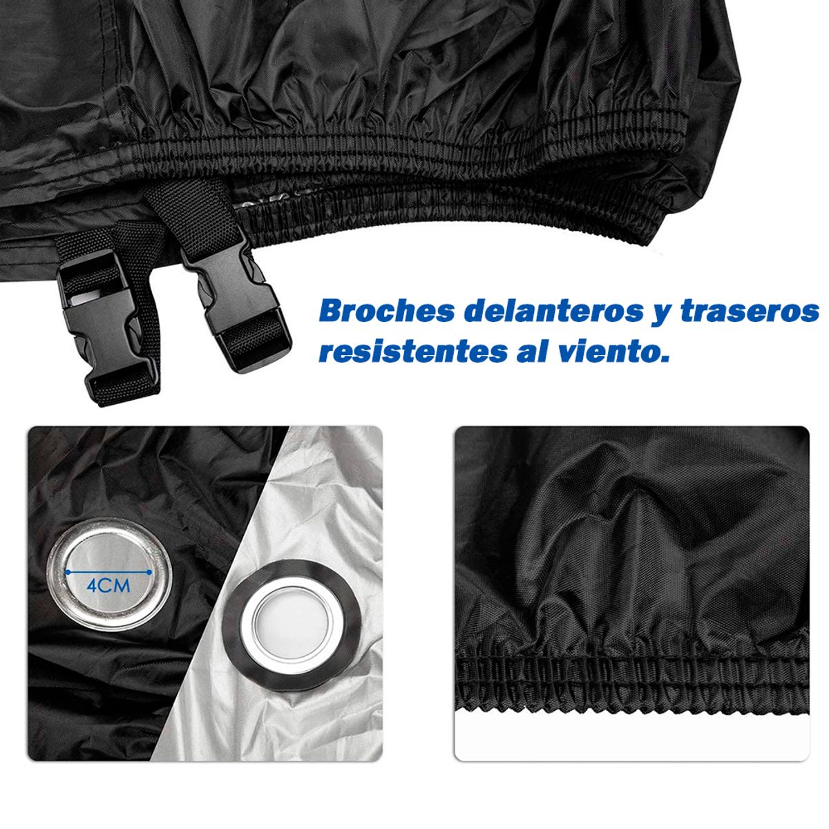 GENERICO - Cobertor de Moto Lineal M Pesada Impermeable