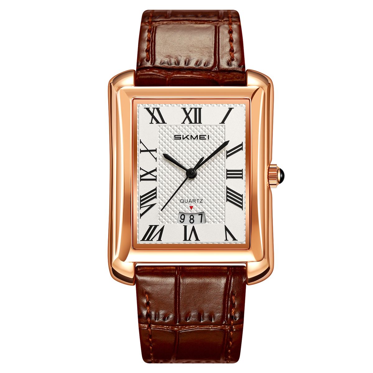 Skmei - Reloj Skmei 2575 Correa Cuero Números Romanos analogo