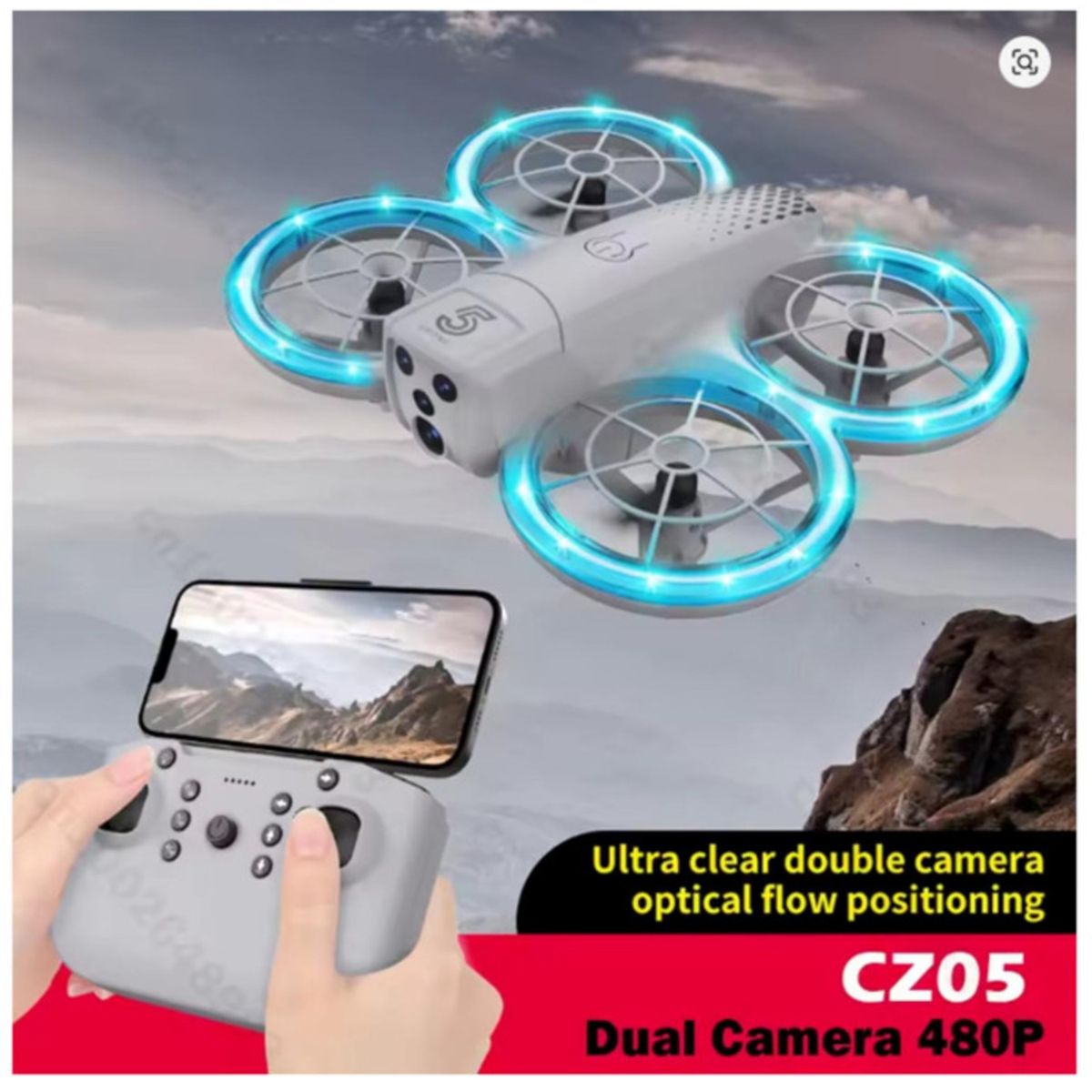 GENERICO - Dron con Cámara HD Cuadricoptero facil manejo