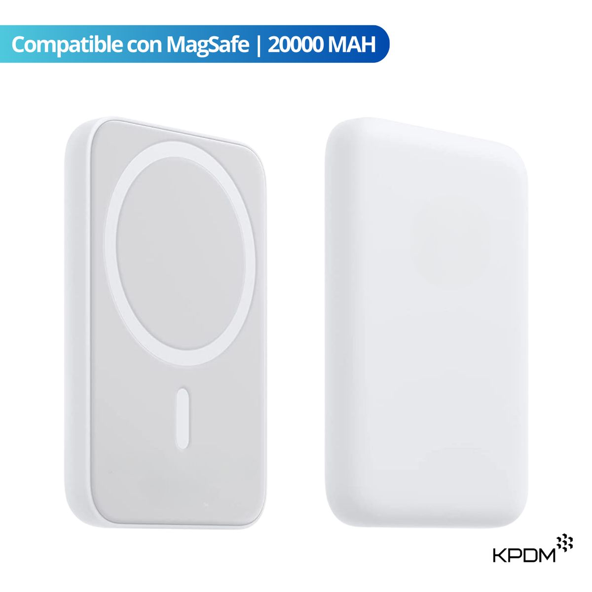 GENERICO - Cargador Portátil Para iPhone 20000 MAH compatible con MagSafe