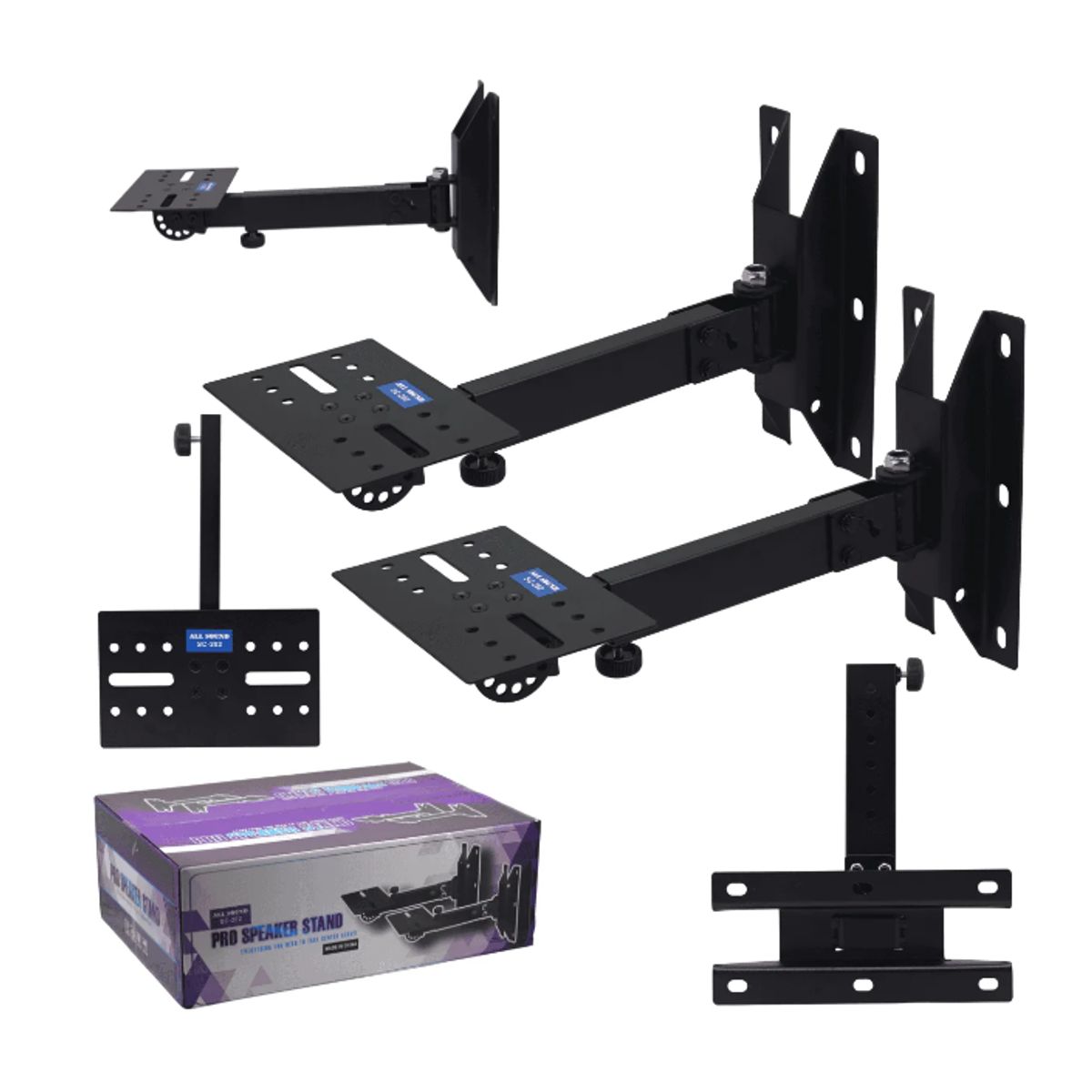 BATBLACK - Soporte Rack para Parlante Ambiental SC-202 ALL SOUND