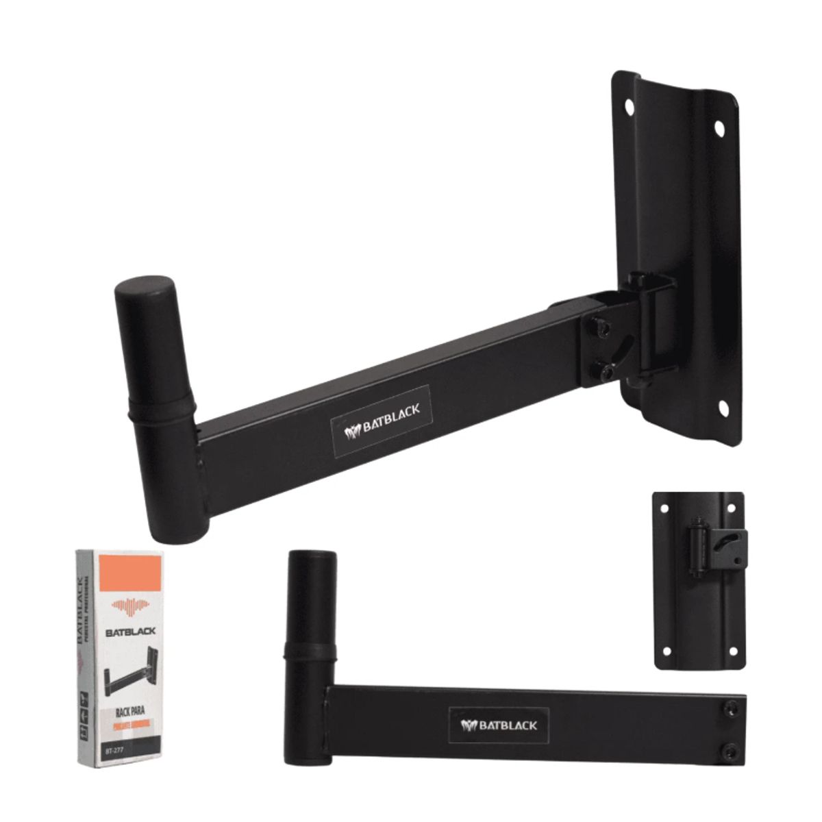 BATBLACK - Rack para Parlante Ambiental 40 Kg BATBLACK BT-277