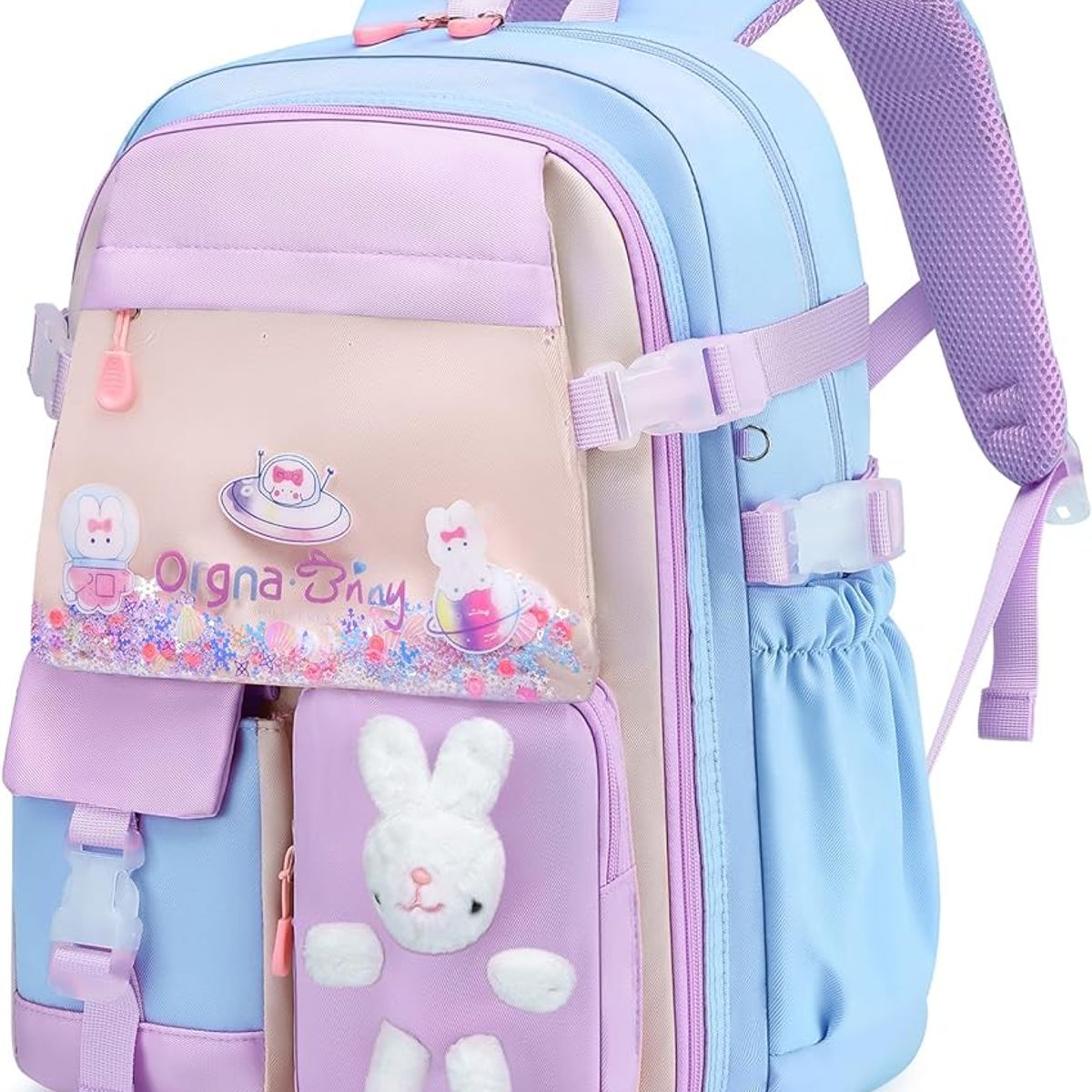 GENERICO - Mochila Kawaii Conejo Original Tamaño Oficio Impermeable Gran Capacidad Niñas 4 a 16 años