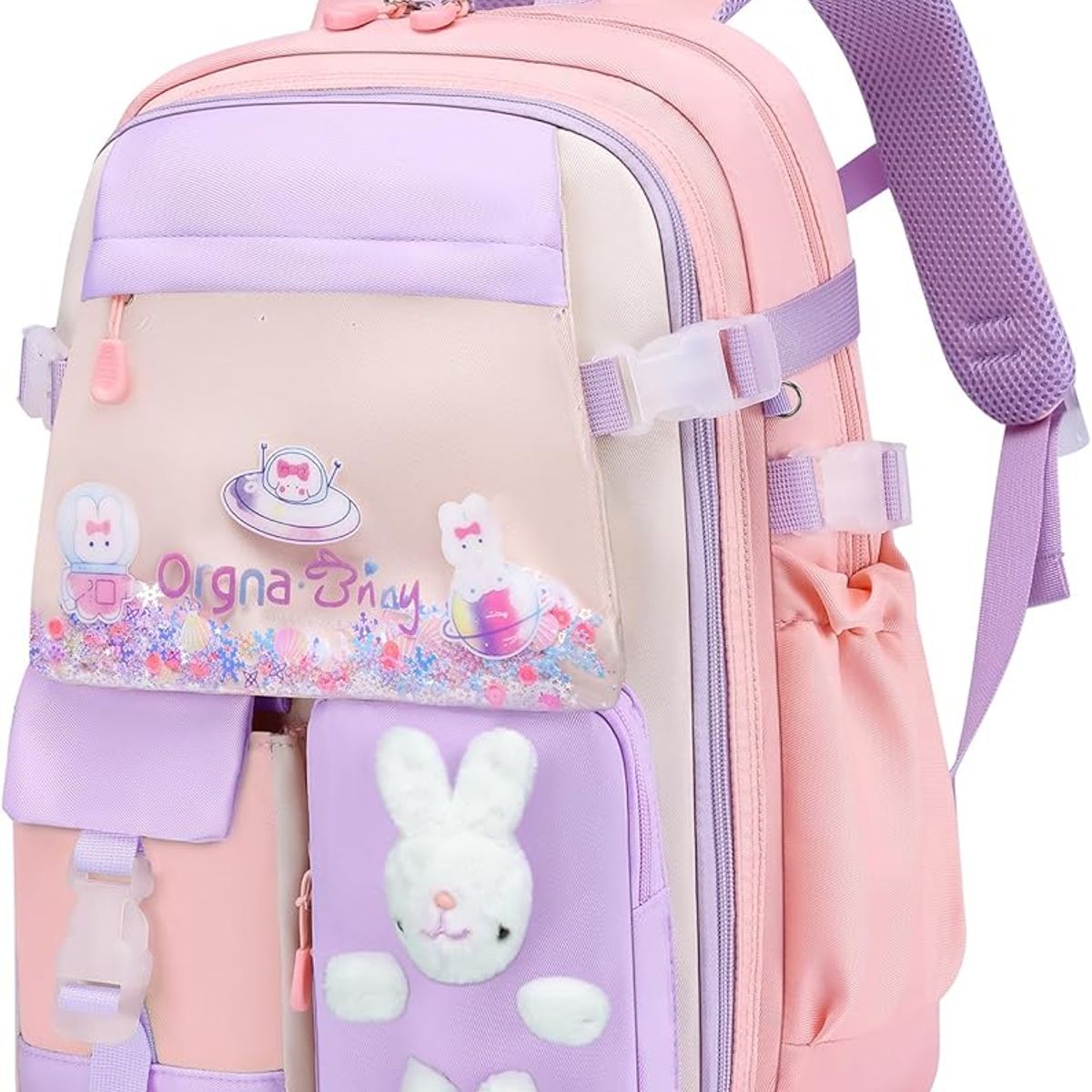 GENERICO - Mochila Kawaii Conejo Original Tamaño Oficio Impermeable Gran Capacidad Niñas 4 a 16 años