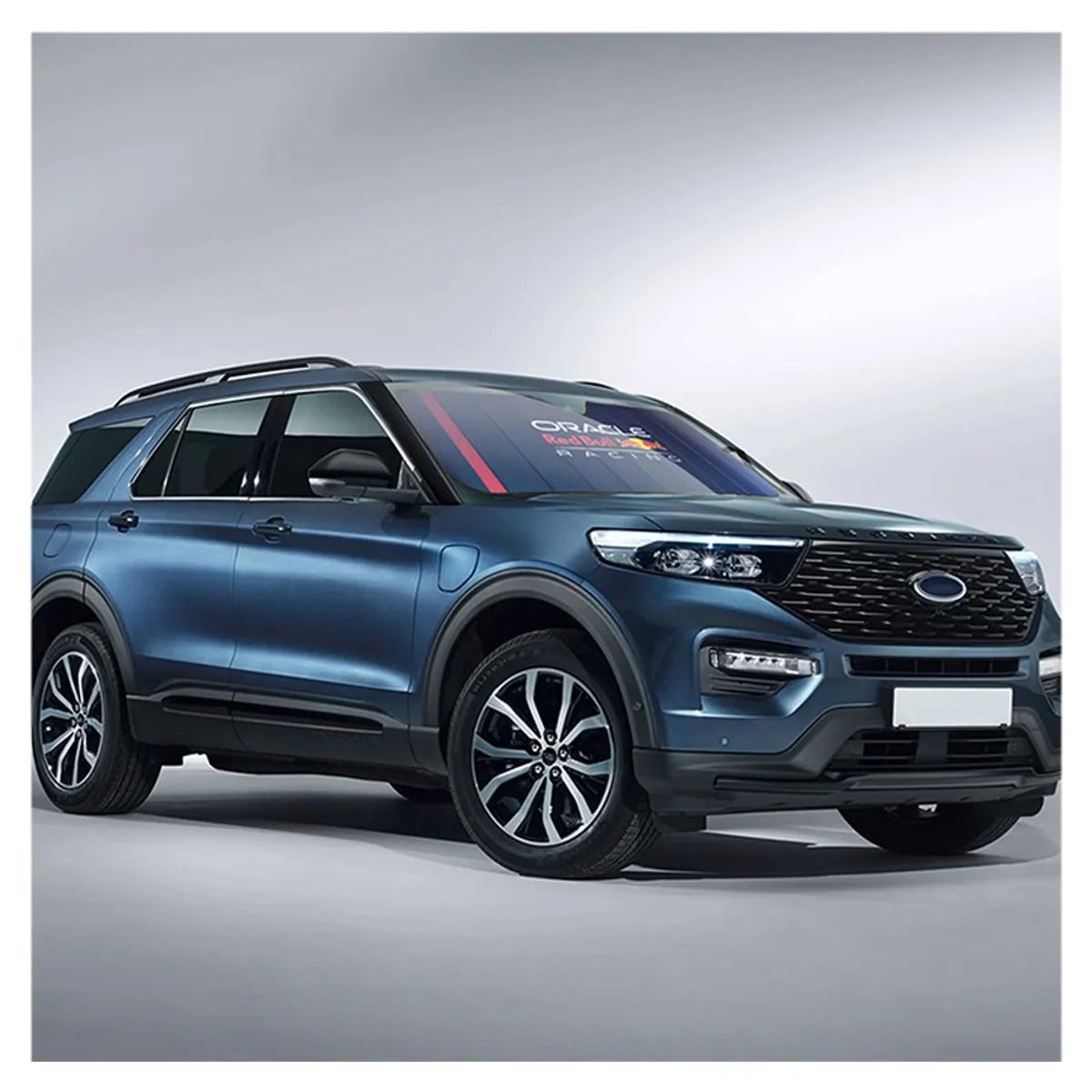 RED BULL - Tapasol Red Bull Racing Azul Plegable Auto Camioneta