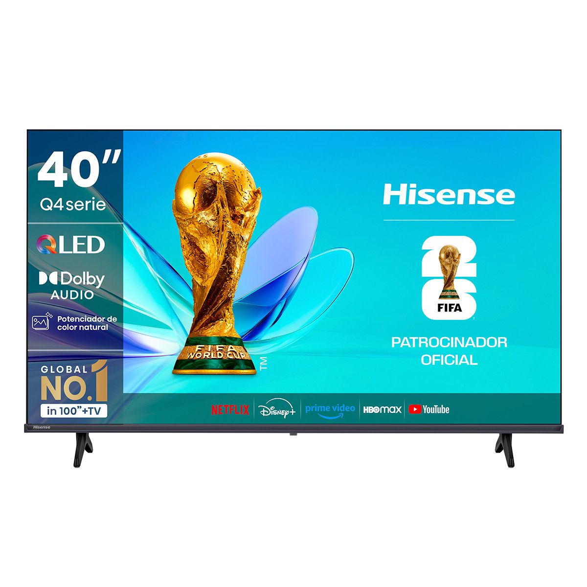 HISENSE - Televisor Hisense 40 40Q4SV QLED FHD