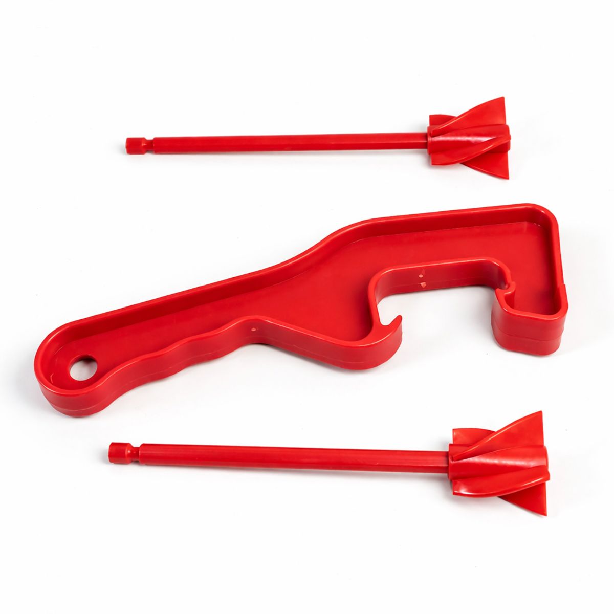 GENERICO - KITS 2 PALETA PARA MEZCLAR PINTURA Y 1 ABRIDOR DE BALDE DE PINTURA