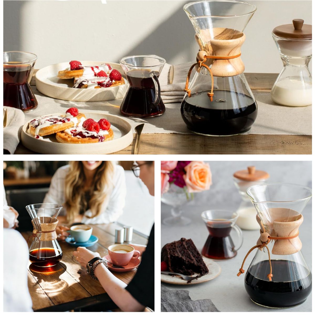 GENERICO - Cafetera Método Chemex Pour Over 400ml