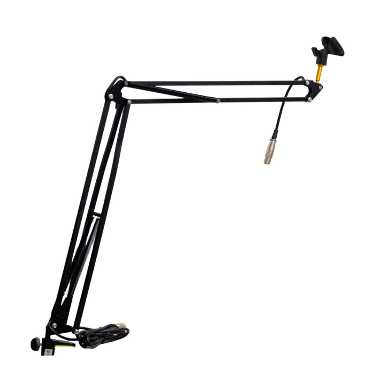 GENERICO - Pedestal De Micrófono De Mesa Para Estudio Con Cable RP-1 HAWK FREE POWER