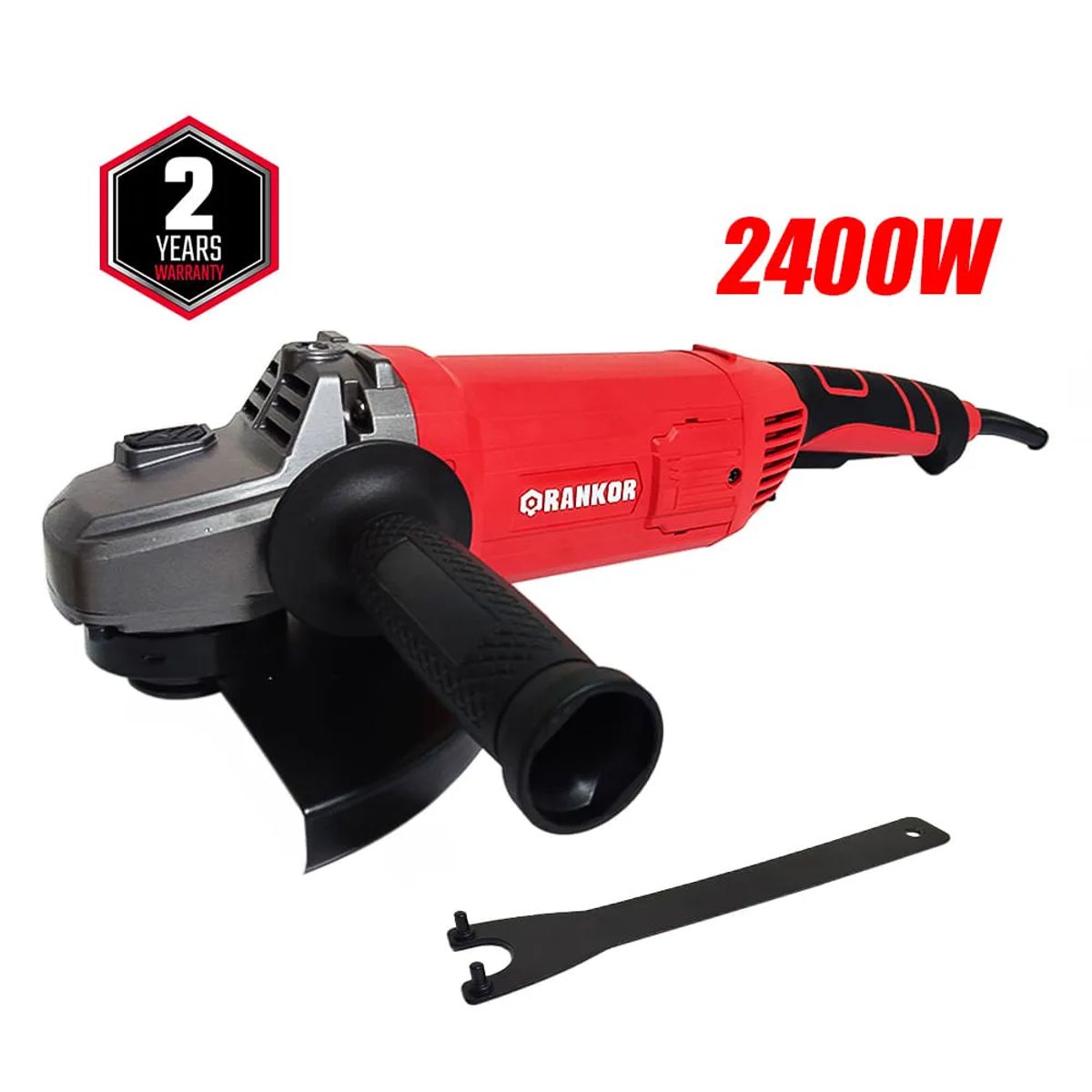 RANKOR - Amoladora Esmeril Angular Industrial 7 Rankor RAG2400701 2400W 8500rpm