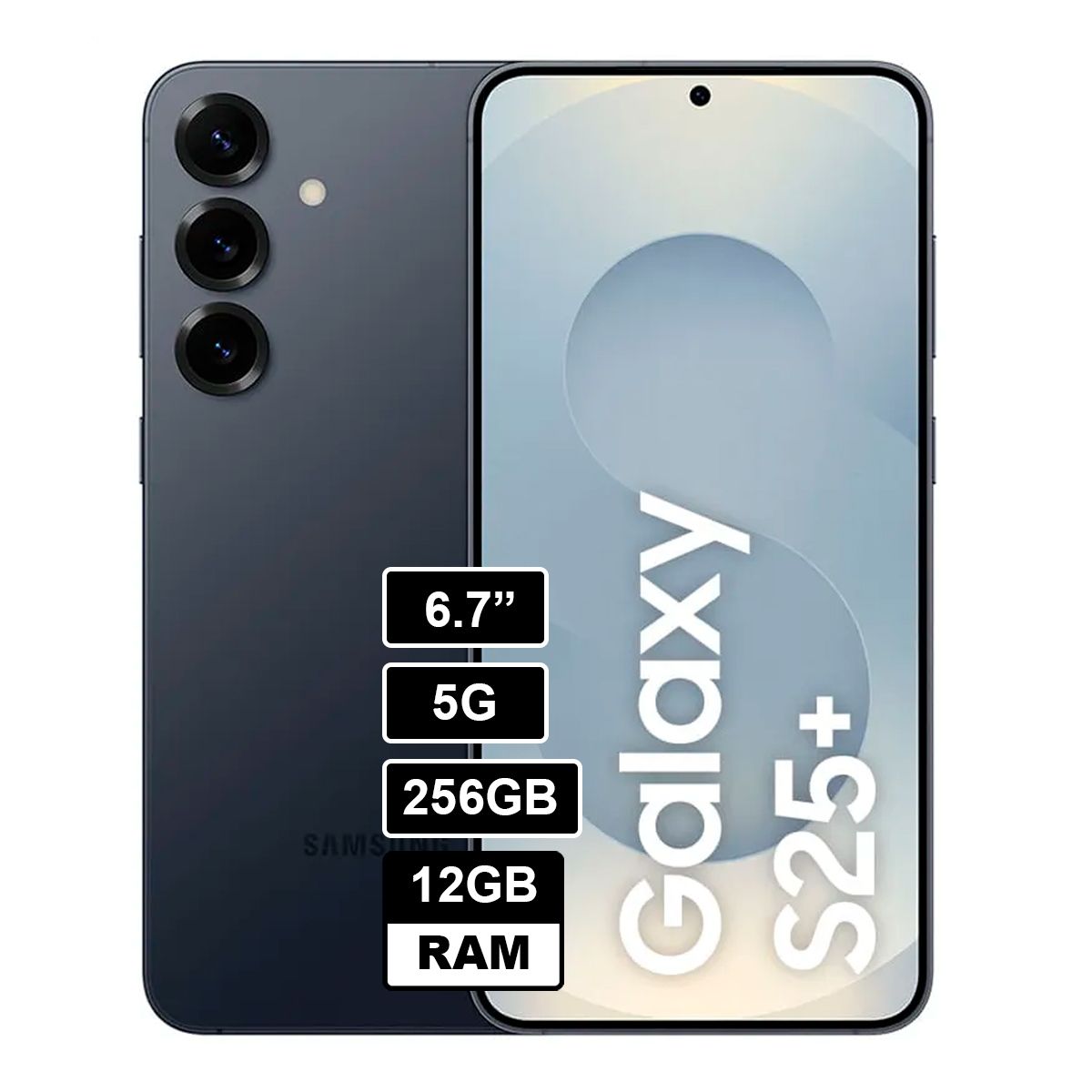 SAMSUNG - Samsung Galaxy S25 Plus 12GB 256GB Negro