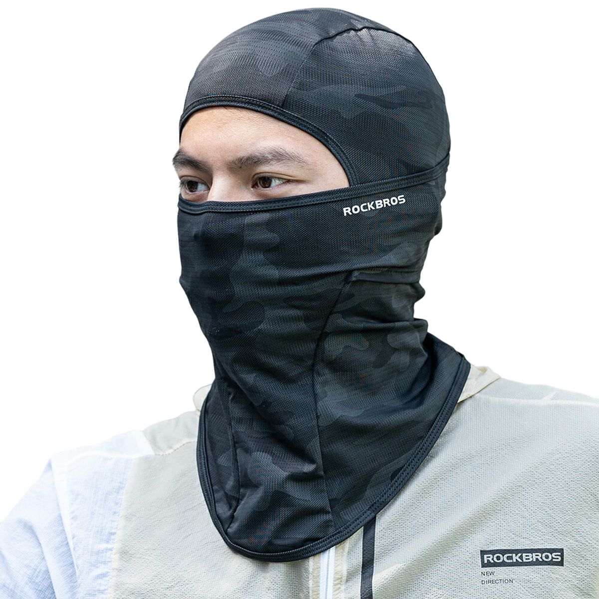 ROCKBROS - Pasamontaña Camuflado Ciclismo/Moto 1322000500