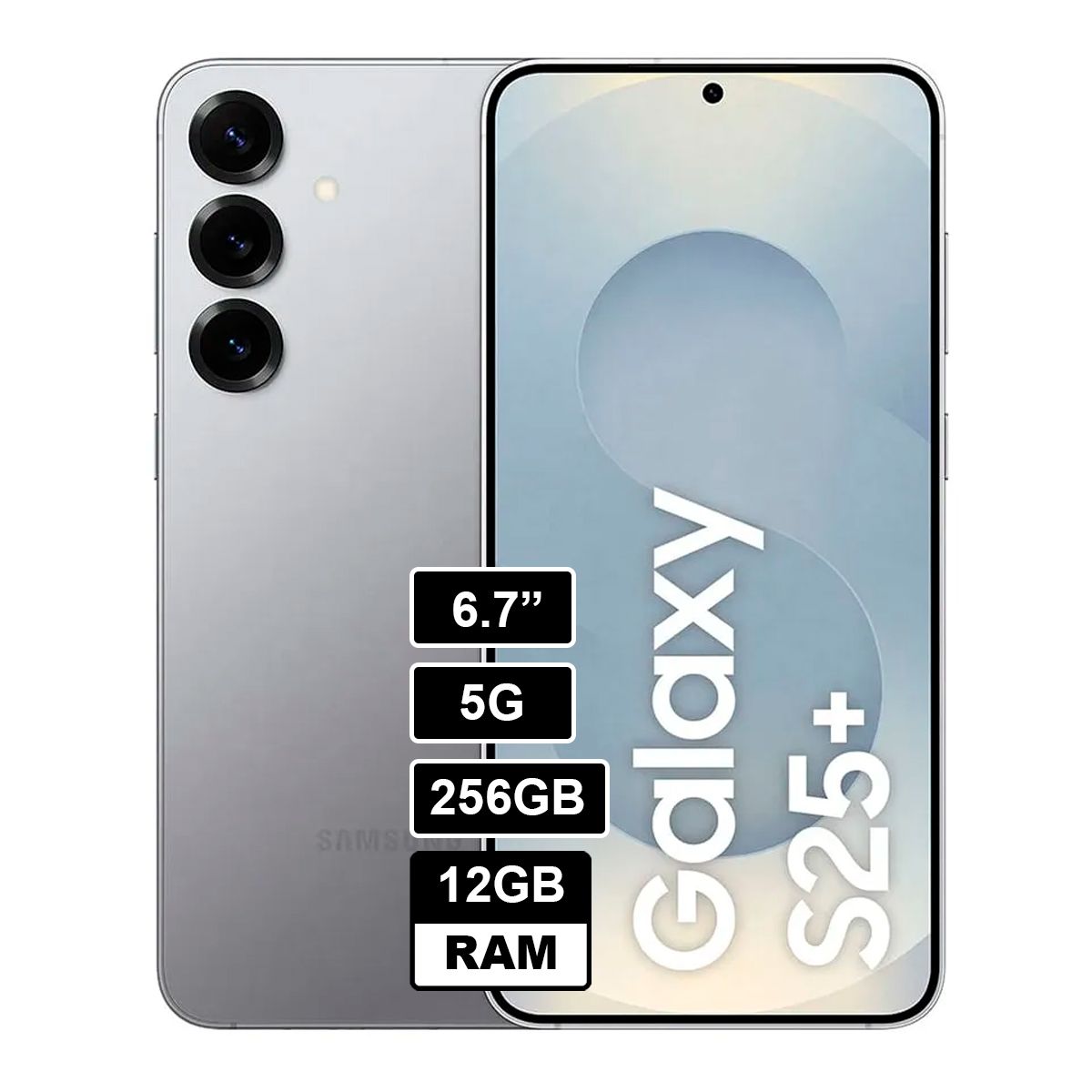 SAMSUNG - GALAXY S25 PLUS 5G 12GB 256GB GRIS