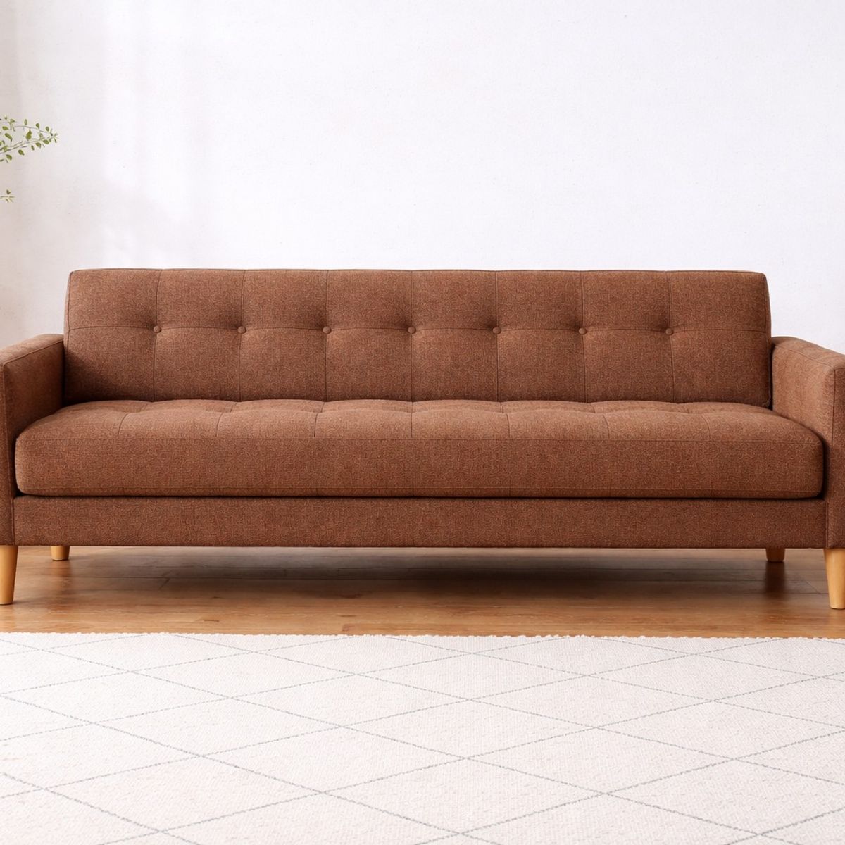 ARTSOFA - Sofá Dos Cuerpos Verona Marrón Antifluido + Obsequio